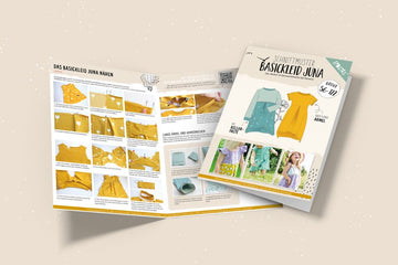 Papierschnittmuster "Basickleid Juna" von Lybstes (Gr. 56-122)